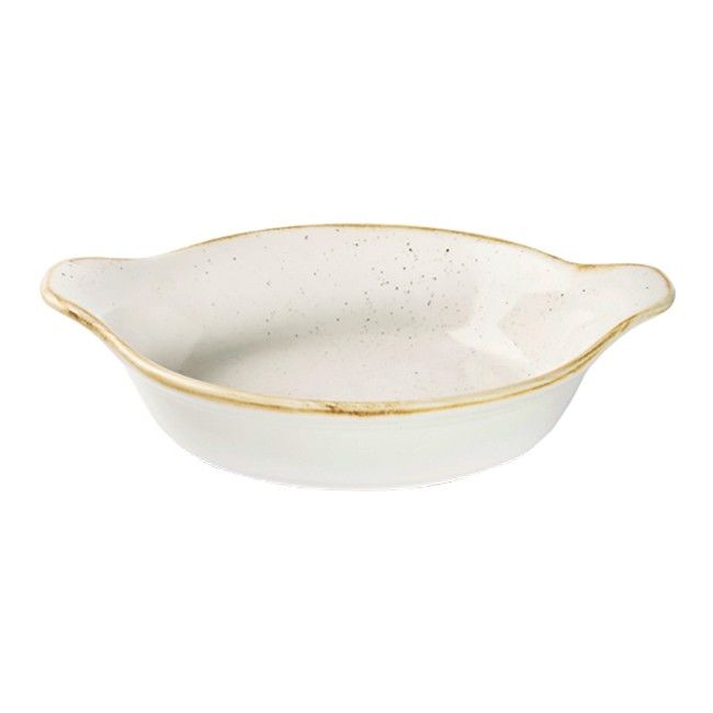 

Блюдо овальное Churchill Stonecast White Speckle 15х18см SWHSSREN1