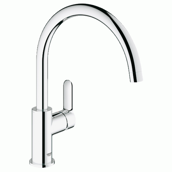 

Смеситель кухонный однорычажный GROHE BAU EDGE 31367000