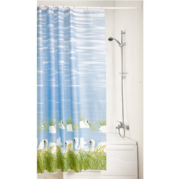 

Шторка для ванной текстильная Dogus Banyo Лебедь 522 180 x 200 см