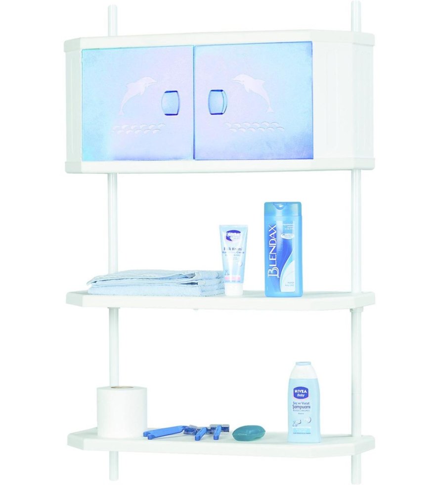 

Полки для ванной настенные Dogus Banyo 630 blue