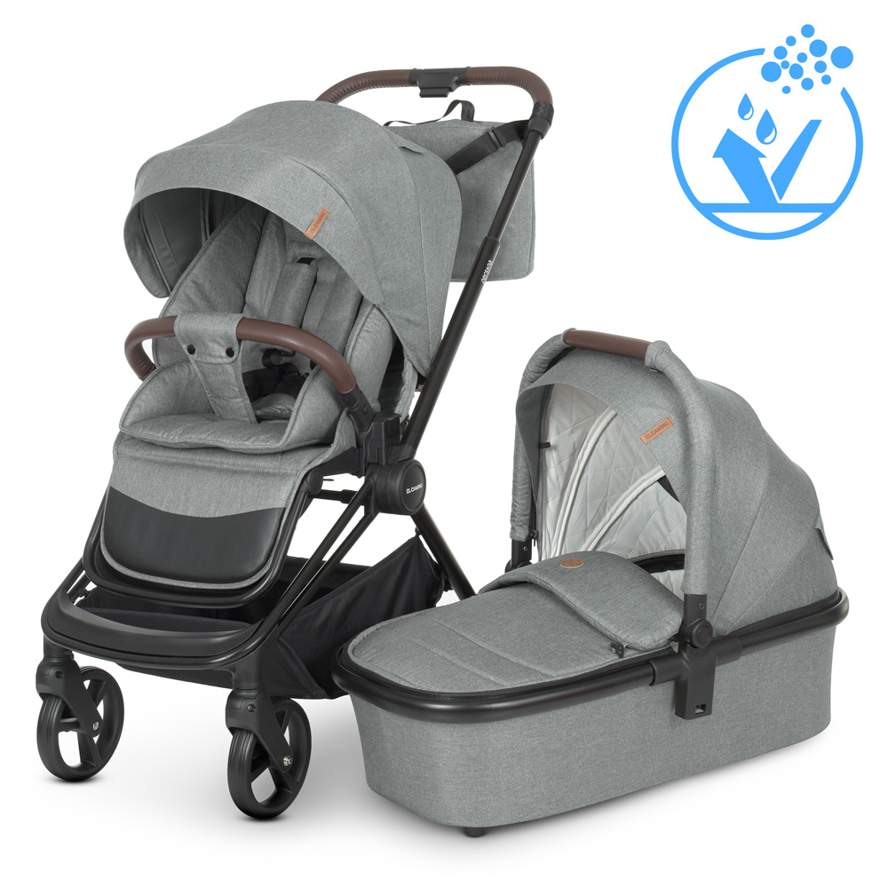 

Коляска универсальная 2в1 ME 1091-B Persona Gray