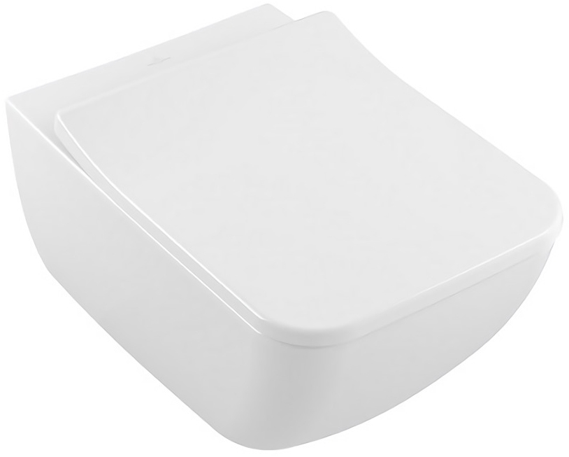 

Унитаз подвесной VILLEROY & BOCH Verity Line 4615R001 с сиденьем Slimseat Soft Close 8M20S101