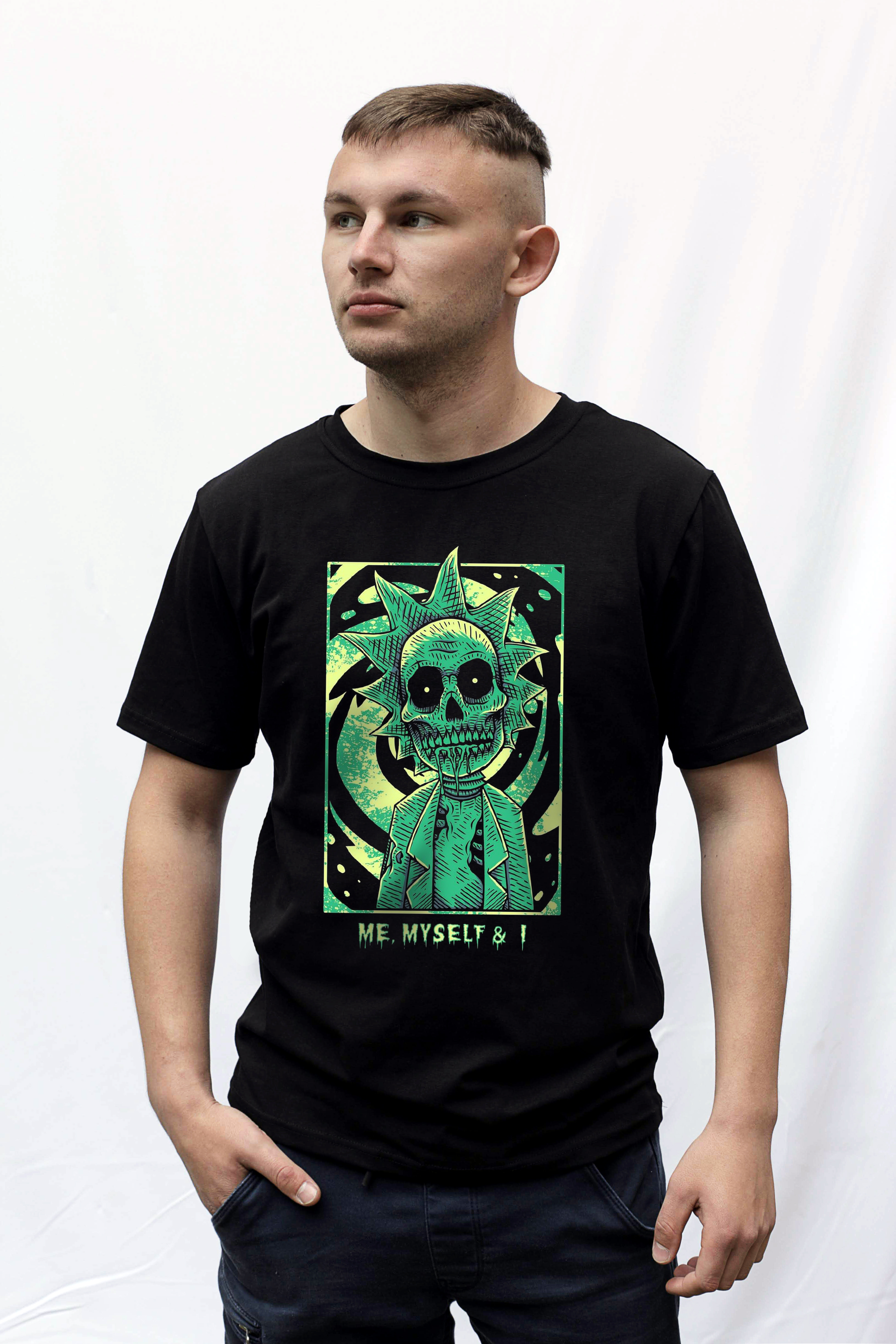 

Футболка Tviy Brand Rick and Morty Черная XXL