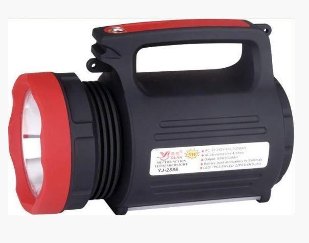 

Фонарь прожектор аккумуляторный ручной LED Yajia YJ-2886 5W