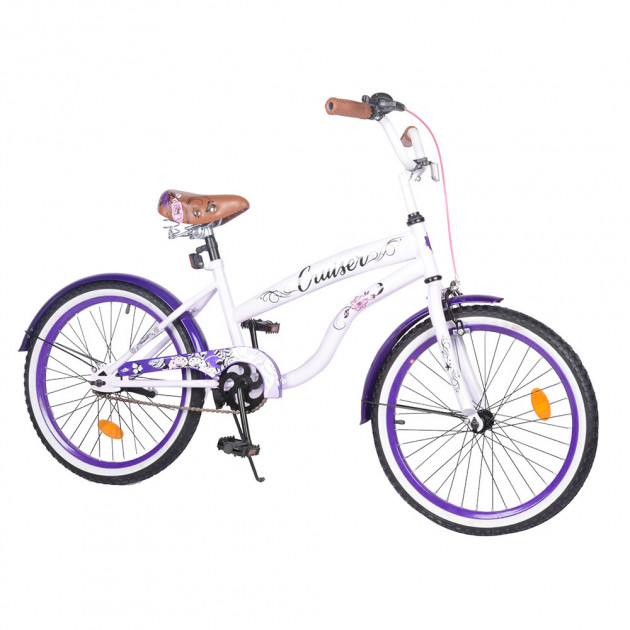 

Велосипед Tilly Cruiser 20" White / Purple (T-22035)