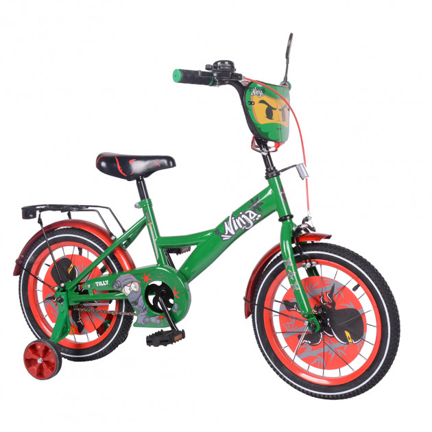 

Велосипед Tilly Ninja 16" Khaki / Red (T-216216/1)
