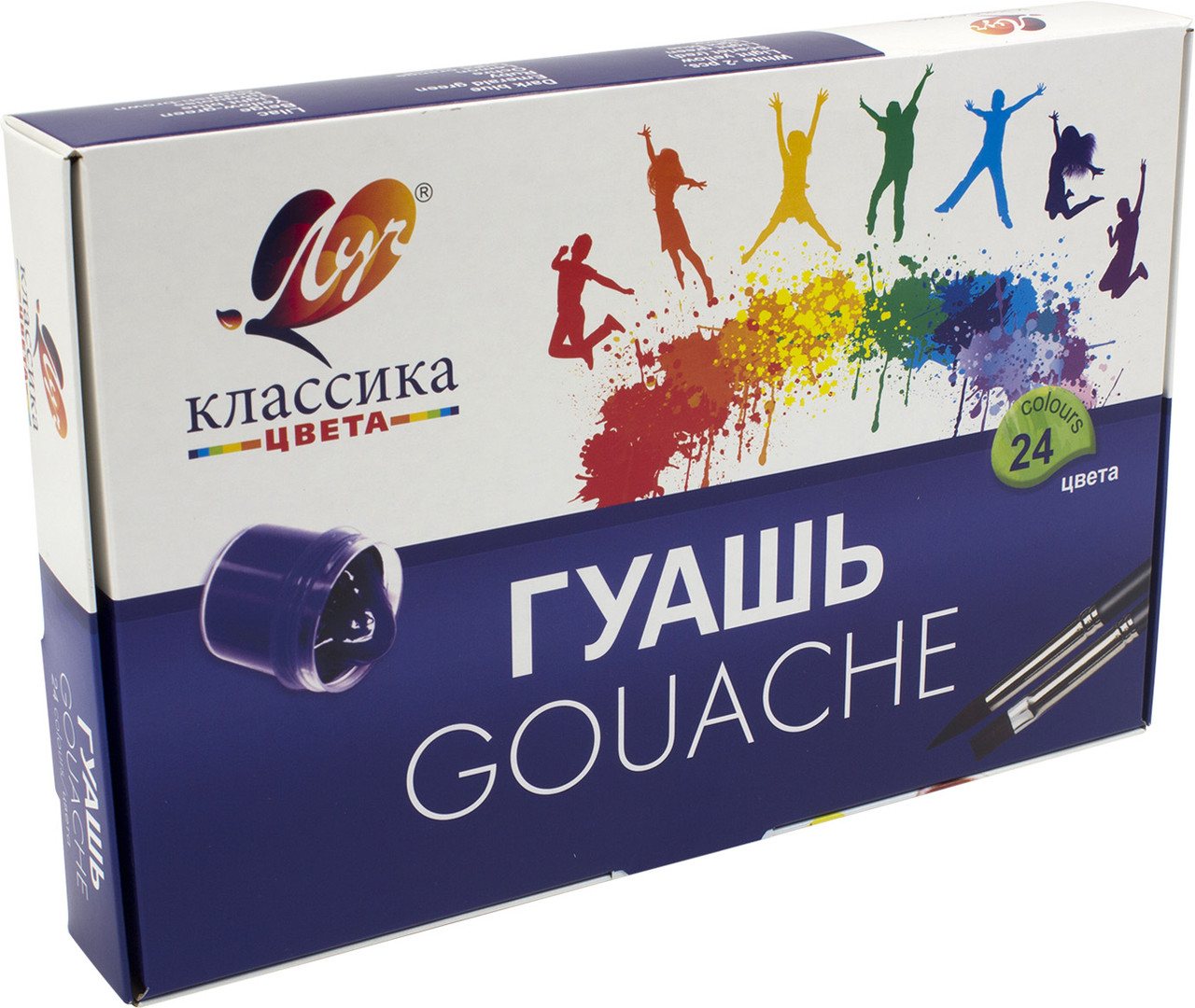 

Гуашеві фарби 24кольор. "Класика" 20мл №28С1681-08/Луч/(6)