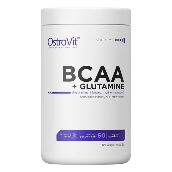 

Аминокислота OstroVit BCAA + Glutamine 500 грамм Без вкуса