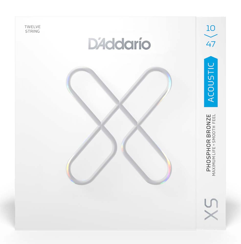 

Струны для 12-струнной акустической гитары D'ADDARIO XSAPB1047-12 XS PHOSPHOR BRONZE EXTRA LIGHT 12-STRING (10-47)