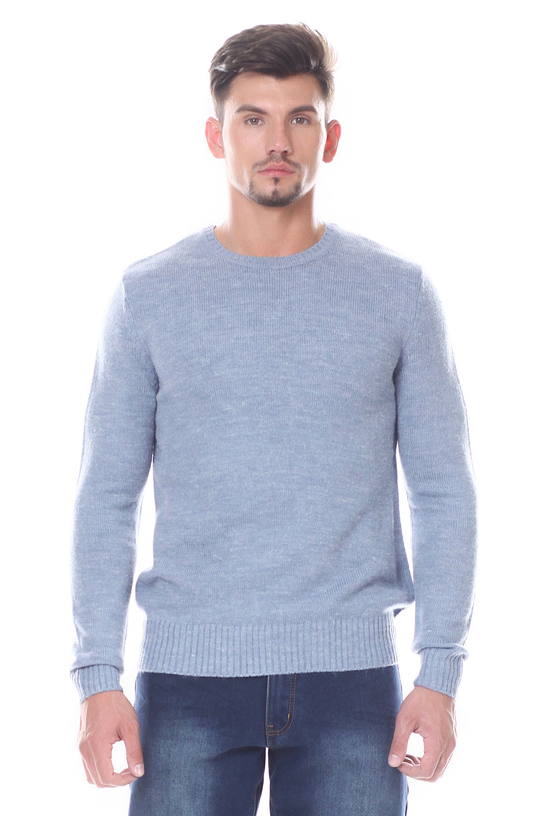

джемпер BAON B635547 XXL ANGEL BLUE MELANGE 4690291300819