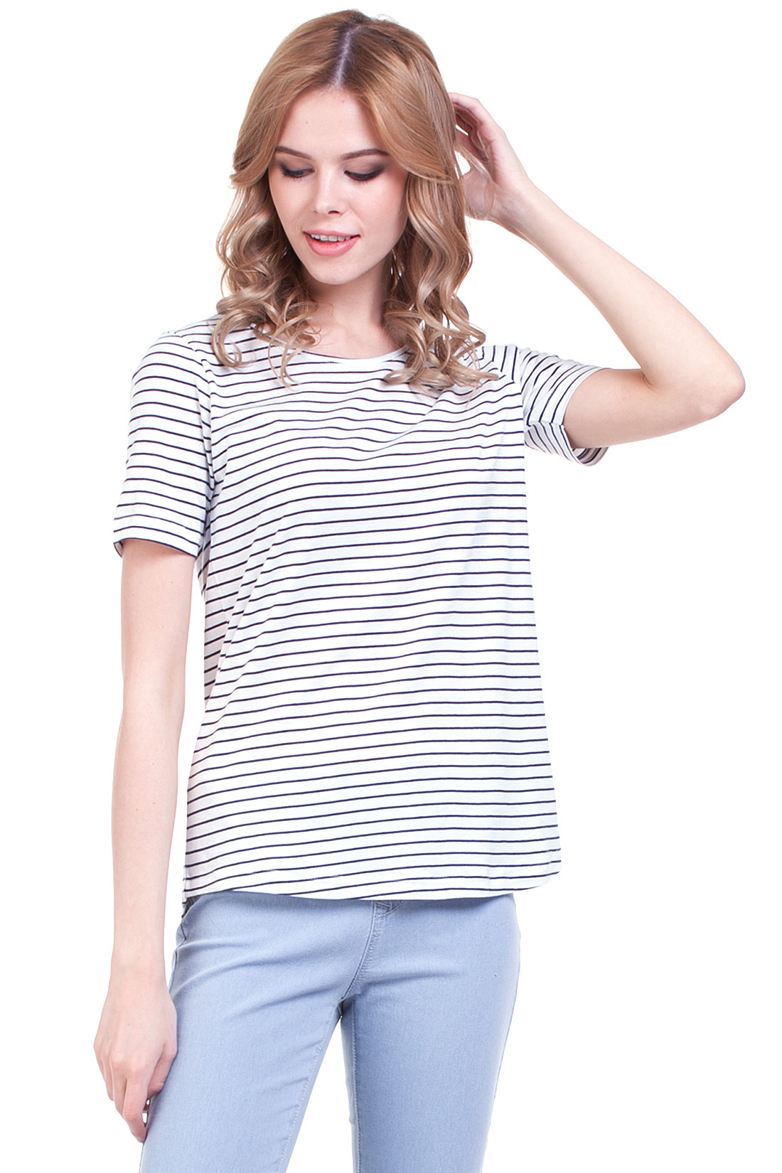 

футболка BAON B236097 L WHITE STRIPED 4690291352306