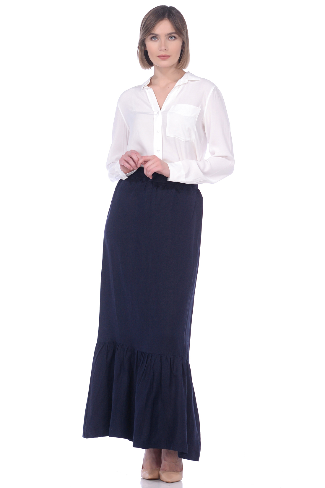 

юбка BAON B479019 M DARK NAVY 4690291875782