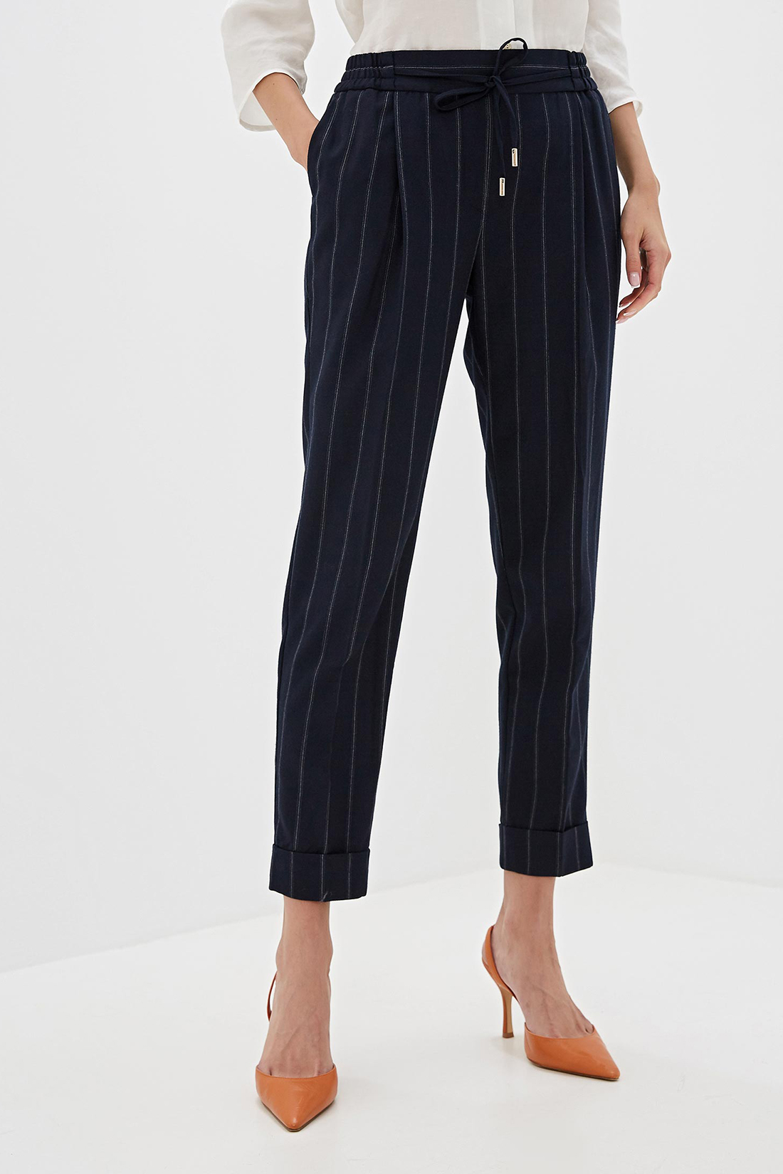 

брюки BAON B299510 XS DARK NAVY STRIPED 4690291926460
