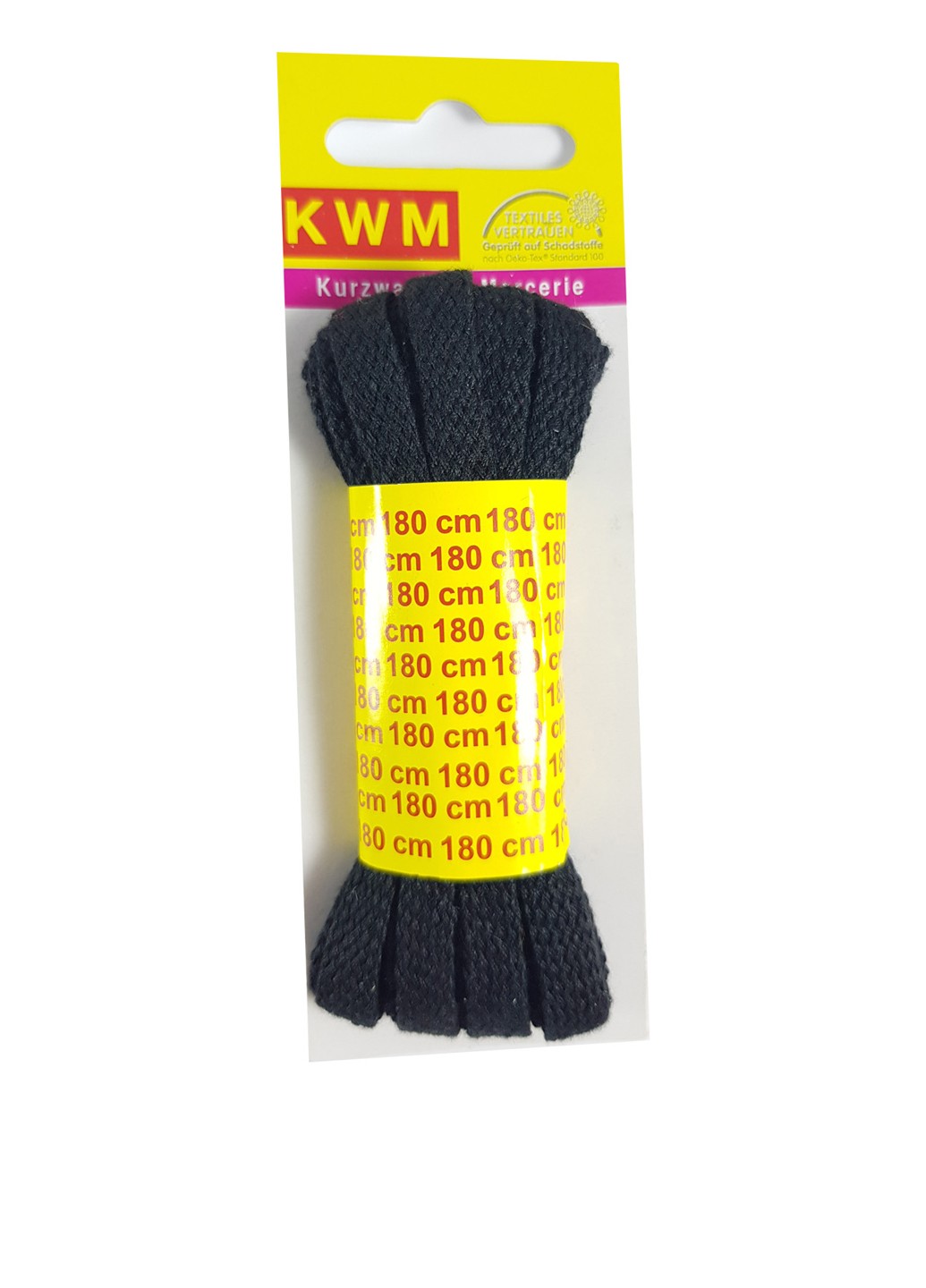 

Шнурки для обуви 180см KWM черный K03-110052