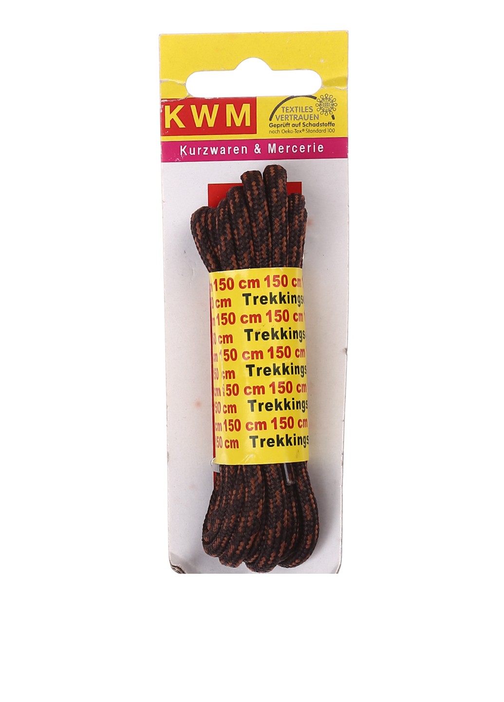 

Шнурки для обуви 150 см KWM коричневый-черный K03-110101