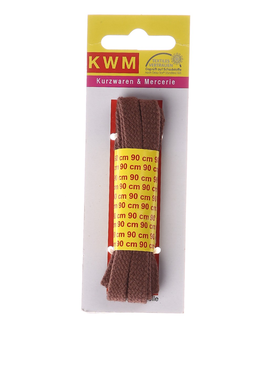 

Шнурки для обуви 90 см KWM коричневый K03-110021