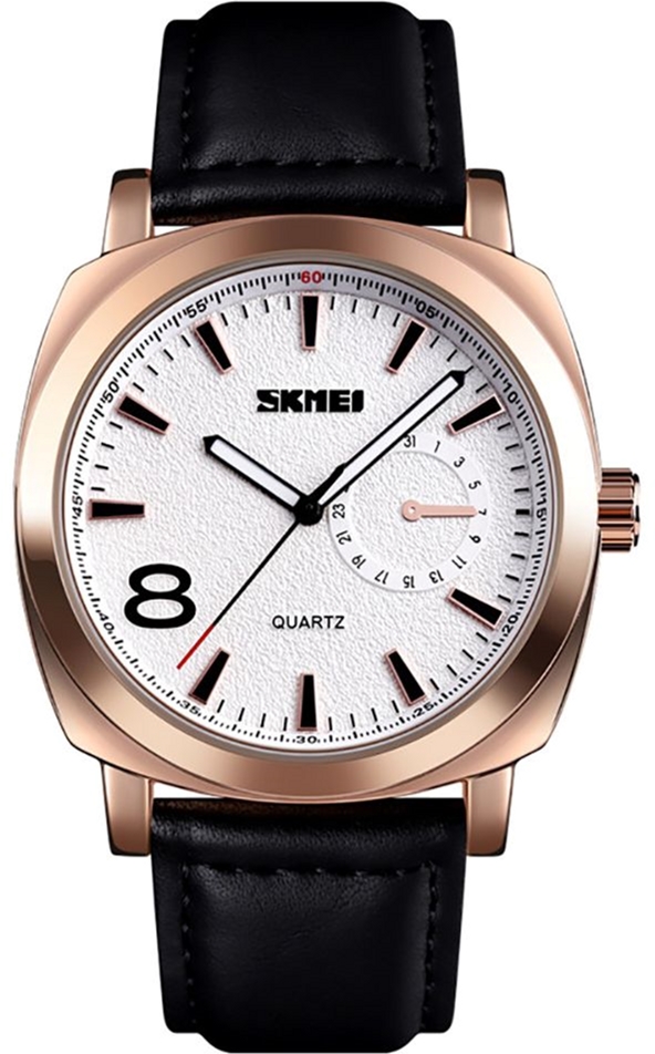 

Мужские часы Skmei 1466BOXLRGBK Rose Gold/Black Leather Belt BOX