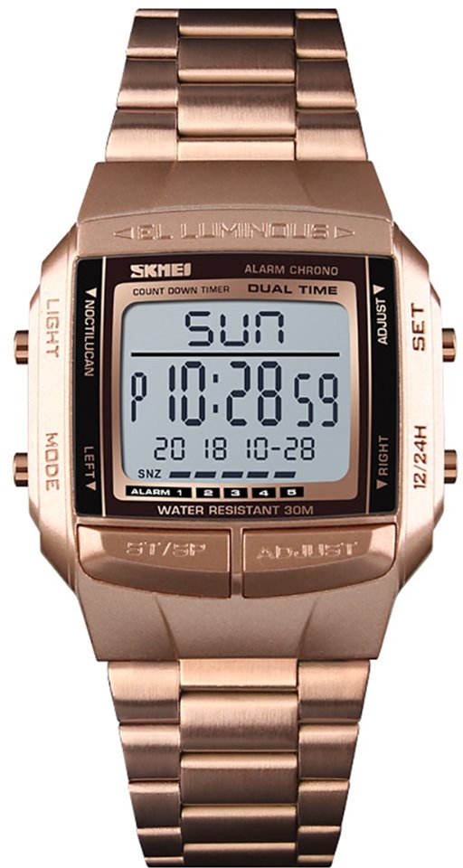 

Мужские часы Skmei 1381BOXRG Rose Gold BOX