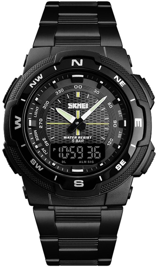 

Мужские часы Skmei 1370BOXBKBK Black/Black BOX