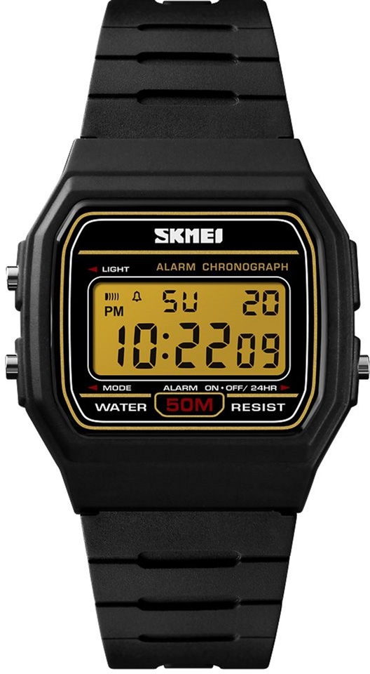 

Мужские часы Skmei 1412BOXBKGD Black Gold BOX