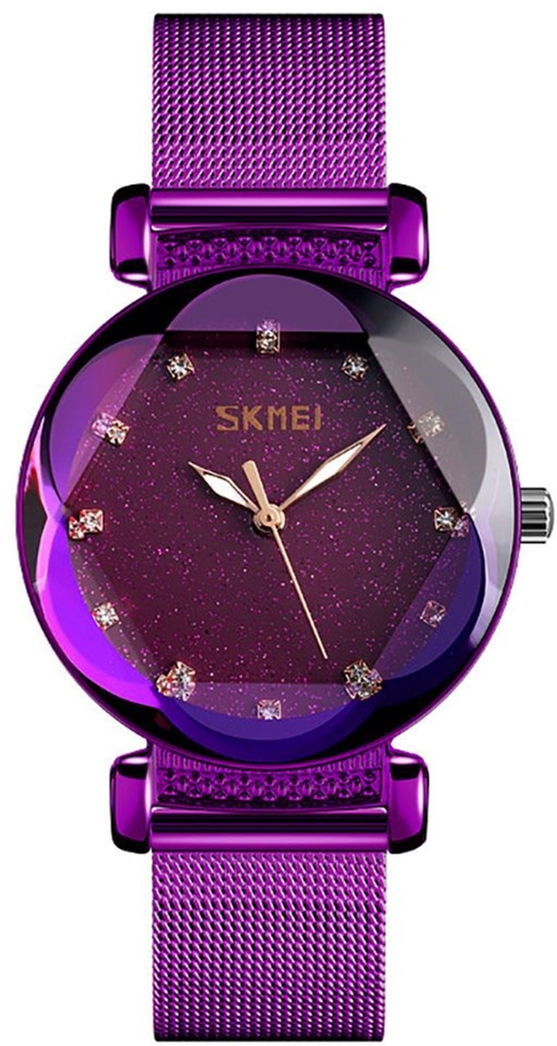 

Женские часы Skmei 9188BOXSPL Purple Steel Belt BOX