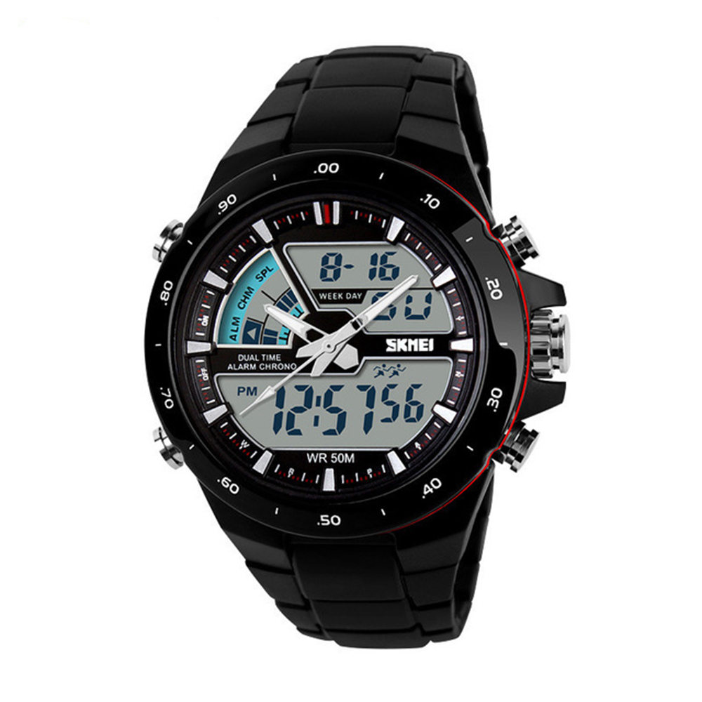 

Мужские часы Skmei 1016BOXBKRD Black/Red BOX