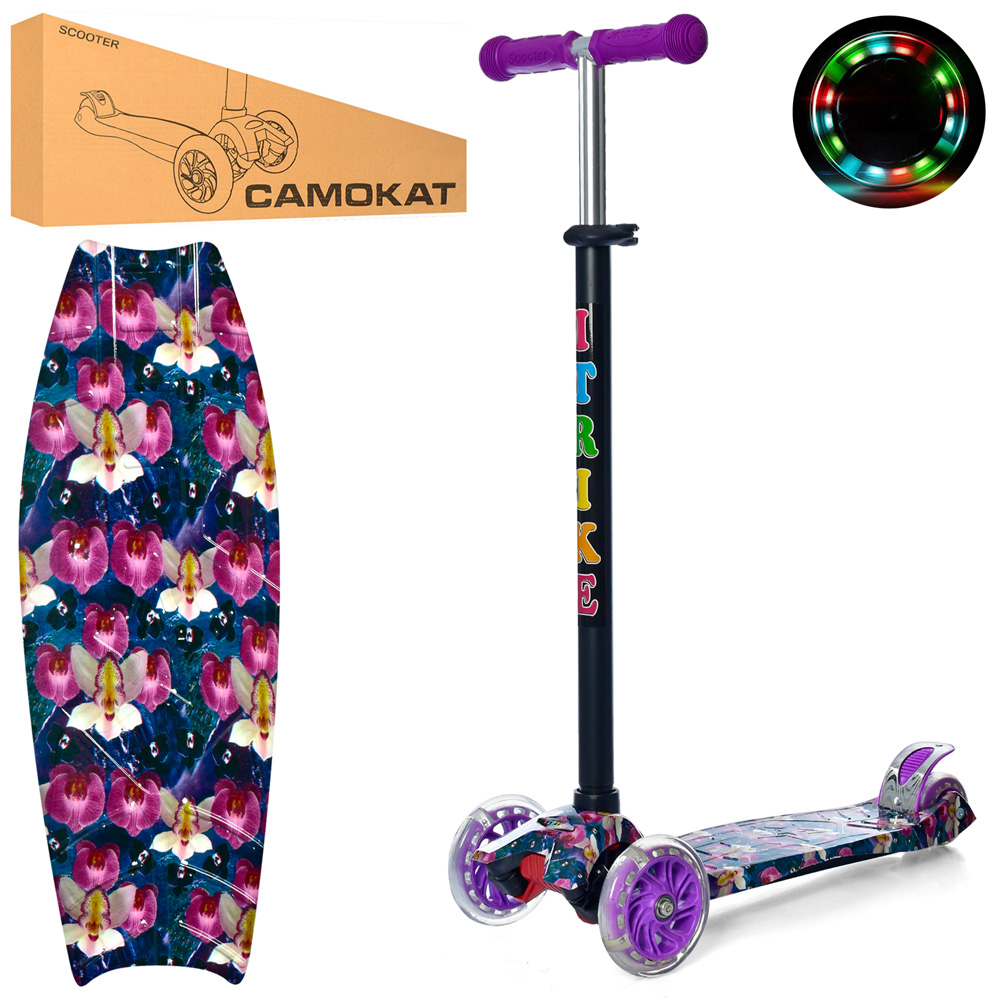 

Самокат iTrike MAXI JR 3-055-1-WP10 фиолетовый