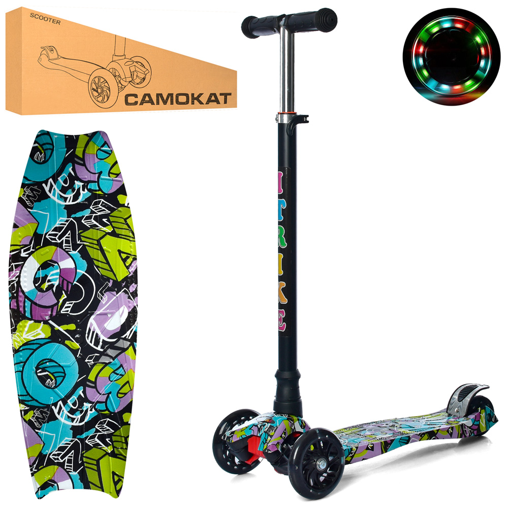 

Самокат iTrike MAXI JR 3-055-3-WP3 рисунок