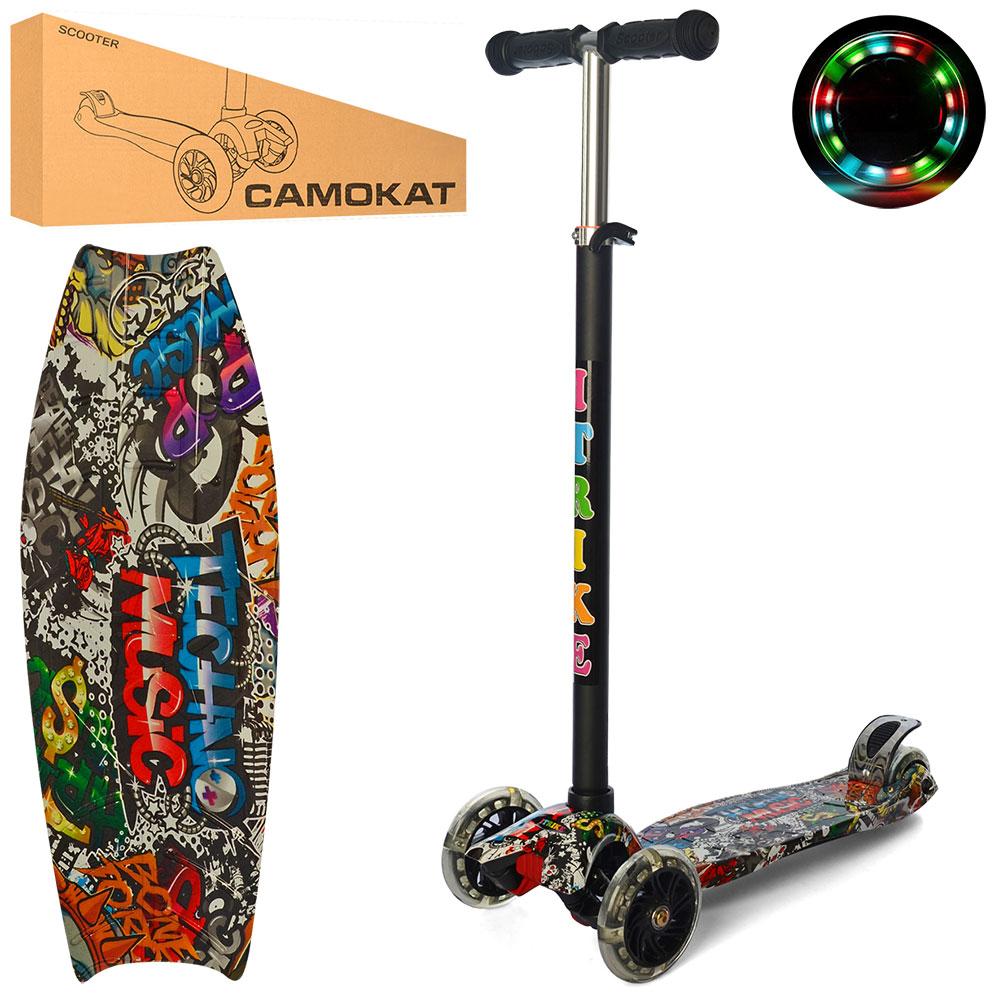 

Самокат iTrike MAXI JR 3-055-1-WP8 рисунок