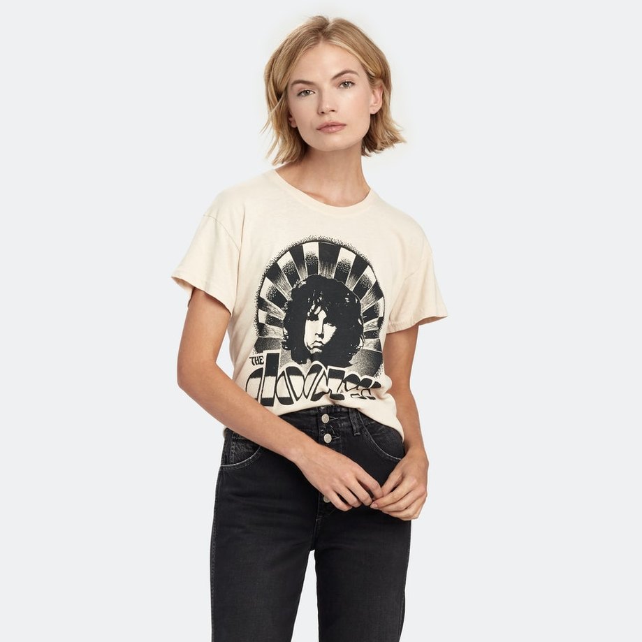 

Футболка женская The Doors Berni Fashion (L) Бежевый