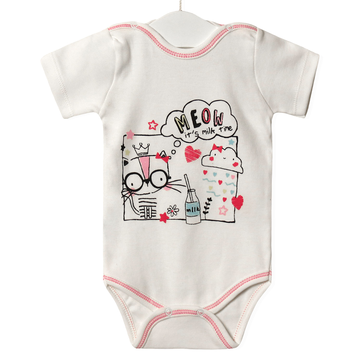 

Боди для девочки Kitten and milk Twetoon (68 / 6 мес) Белый
