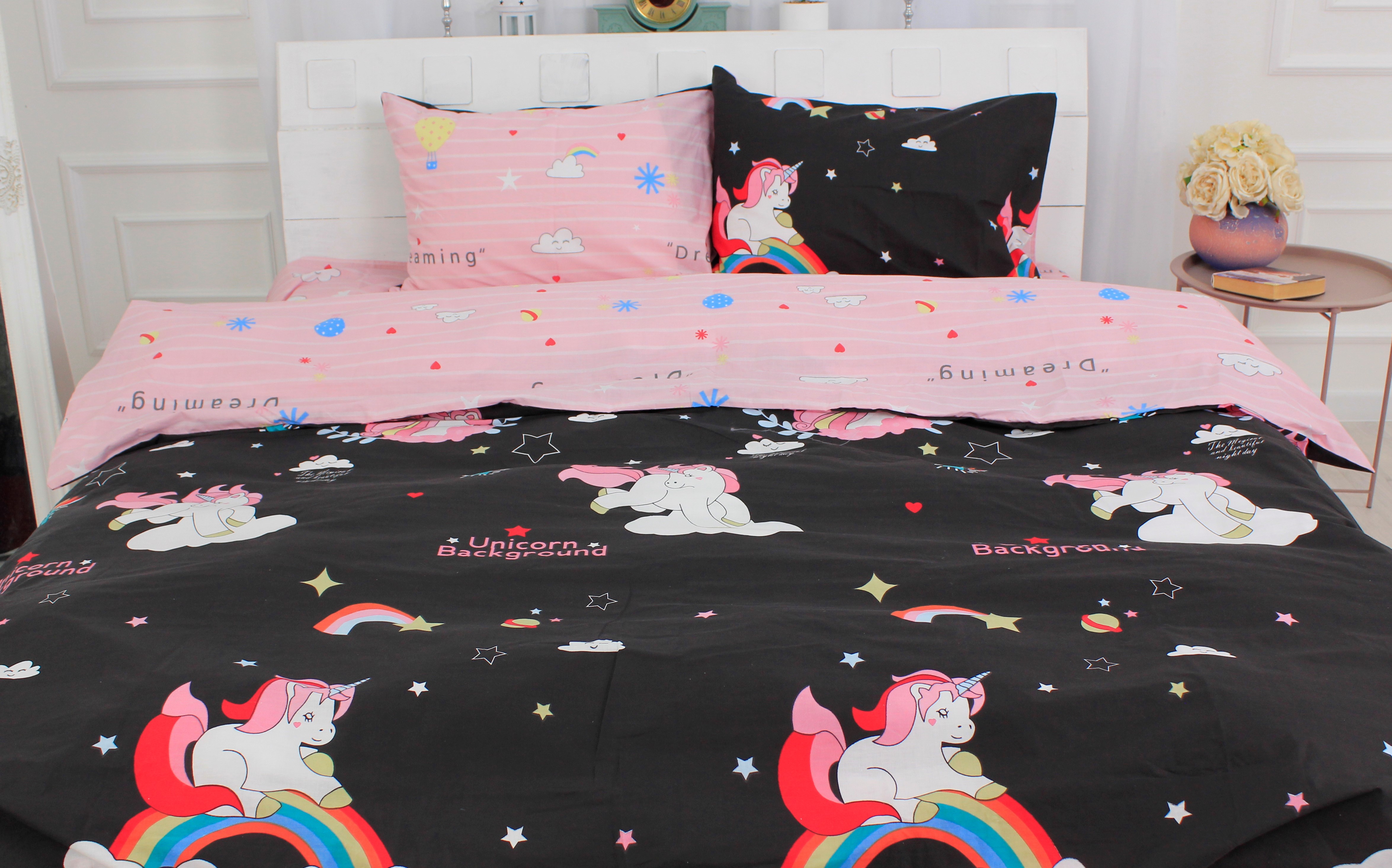 

Пододеяльник MirSon Ranforce Elite 17-0490 Unicorn 220x240 см