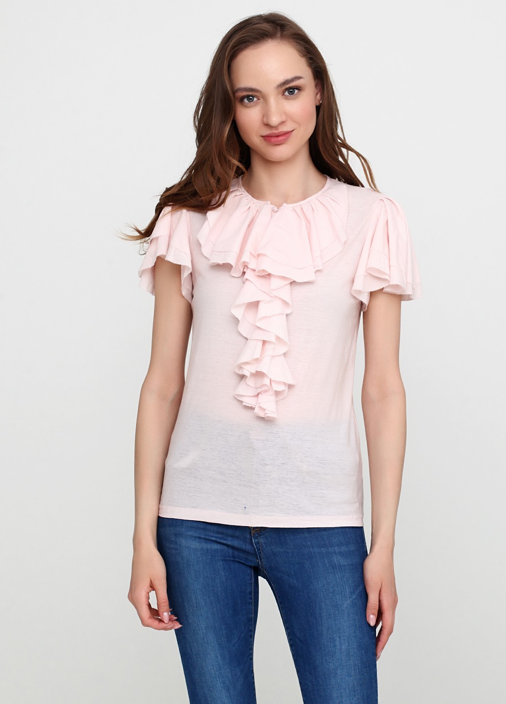 

Блуза RALPH LAUREN S бледно-розовая