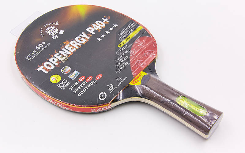 

Ракетка для настольного тенниса 1 штука GIANT DRAGON TOPENERGY P40+ 5* MT-6509 /2 (древесина, резина) ST12501P40