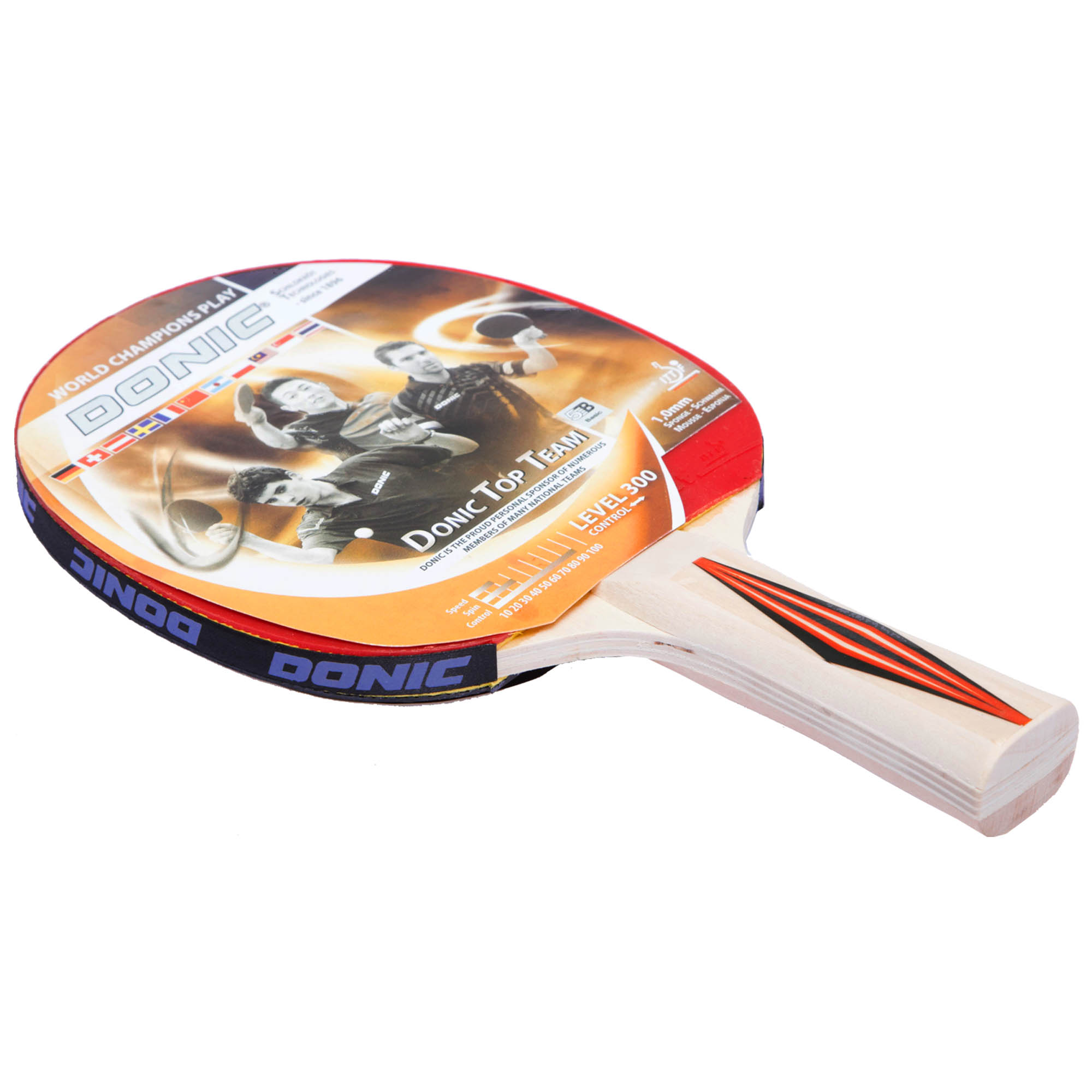 

Ракетка для настольного тенниса 1 штука DNC LEVEL 300 MT-0473 /2 TOP TEAM (древесина, резина)