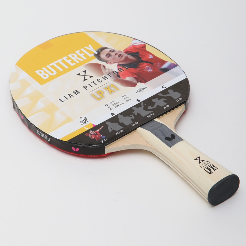 

Ракетка для настольного тенниса 1 штука BUTTERFLY 85080 /2 LIAM PITCHFORD LPX1 (древесина, резина)