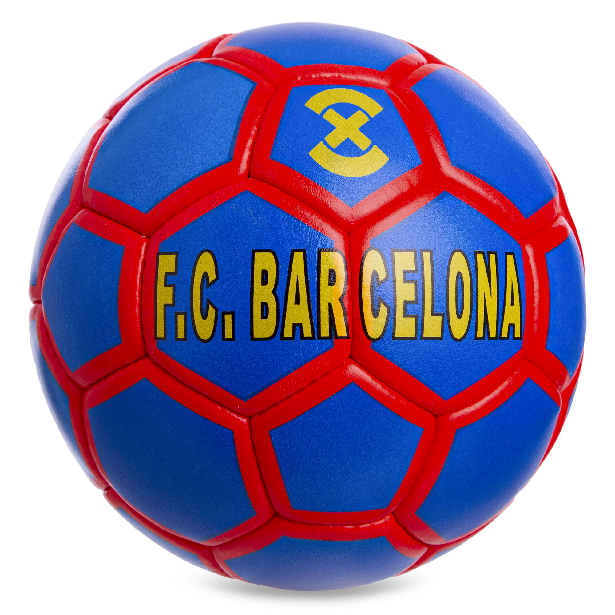 

Мяч футбольный №5 Гриппи 5сл. BARCELONA FB-2161 /2 (№5, 5 сл., сшит вручную)