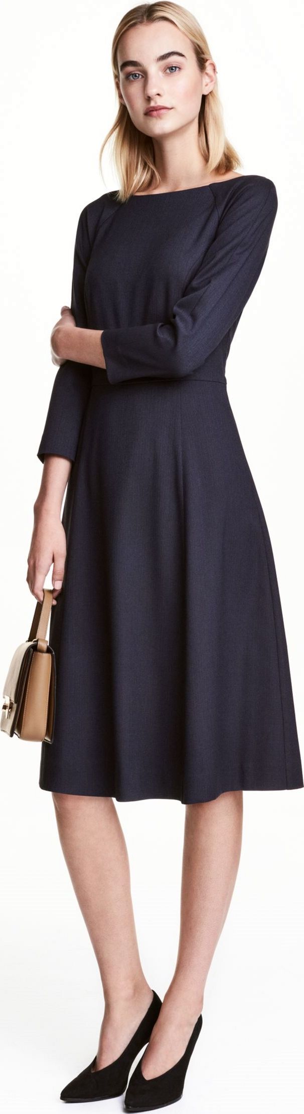 

Платье H&M 4531265 42 Темно-синее