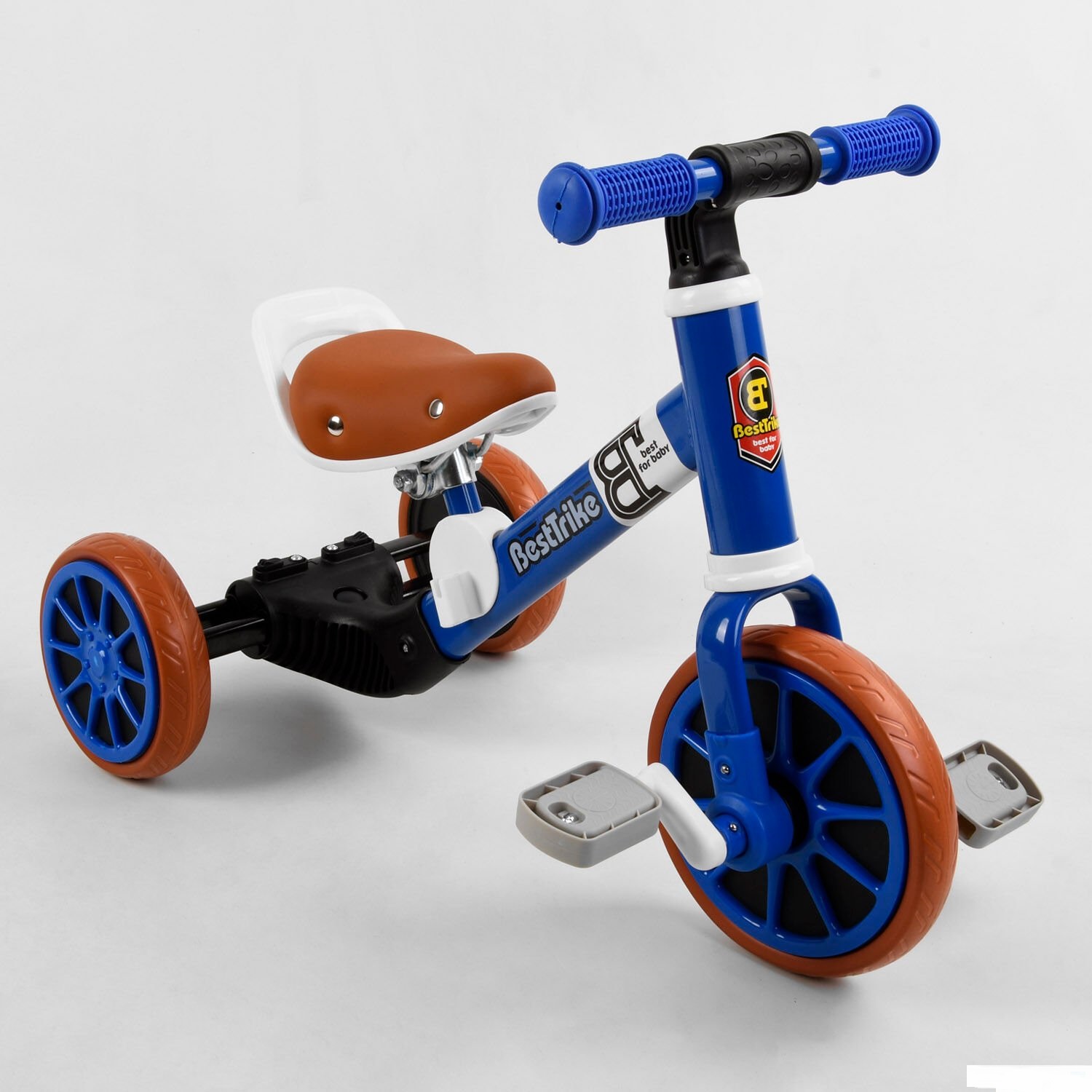 

Велосипед 3-х колёсный 96021 "Best Trike", 2в1, велобег