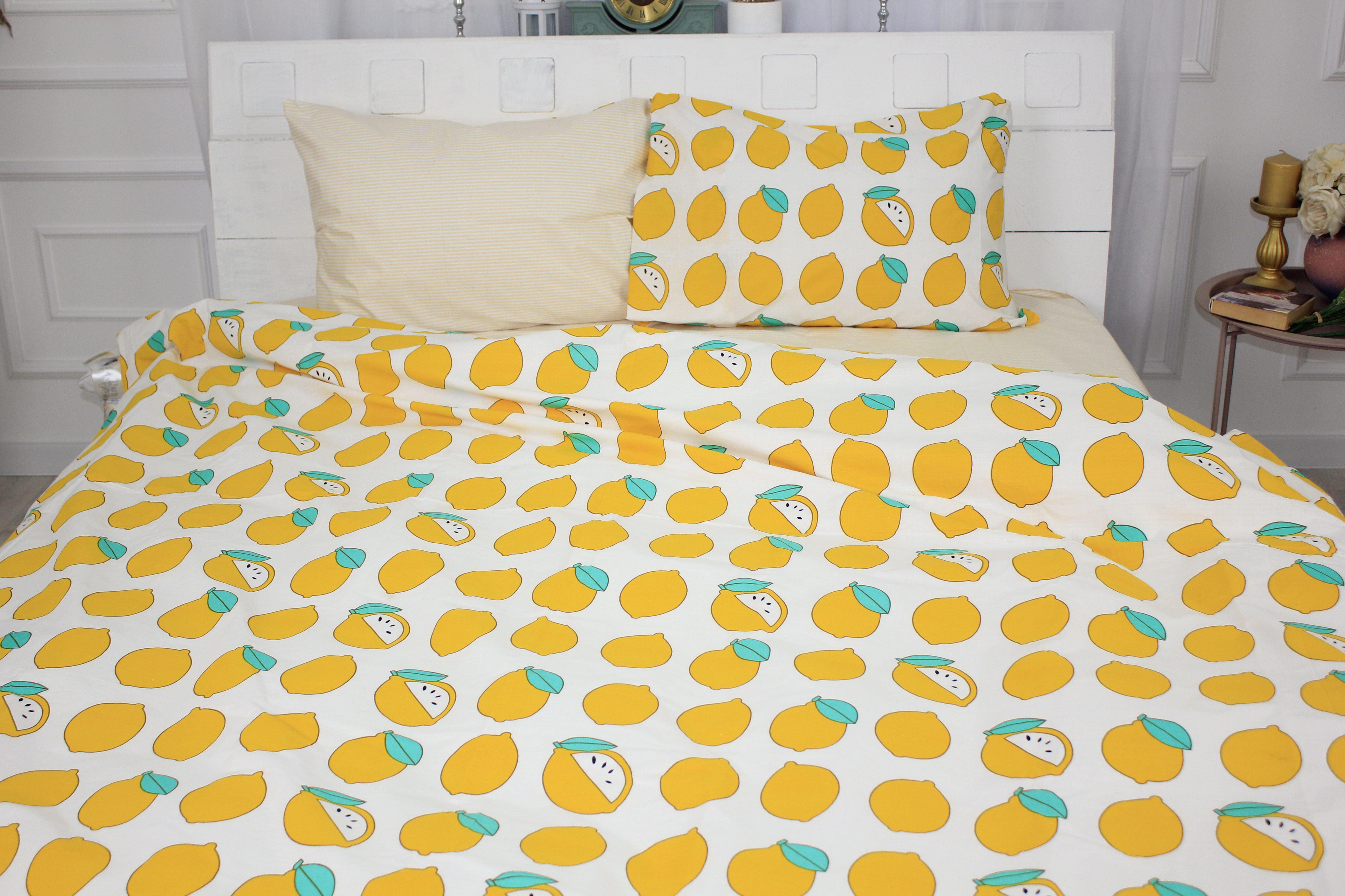 

Пододеяльник MirSon Ranforce Elite 17-0531 Striped Lemon 143x210 см