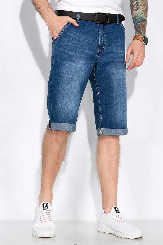 

Бриджи потертые с подкатами 120PSER1100 Time of Style 1120PSER1100 29 Синий