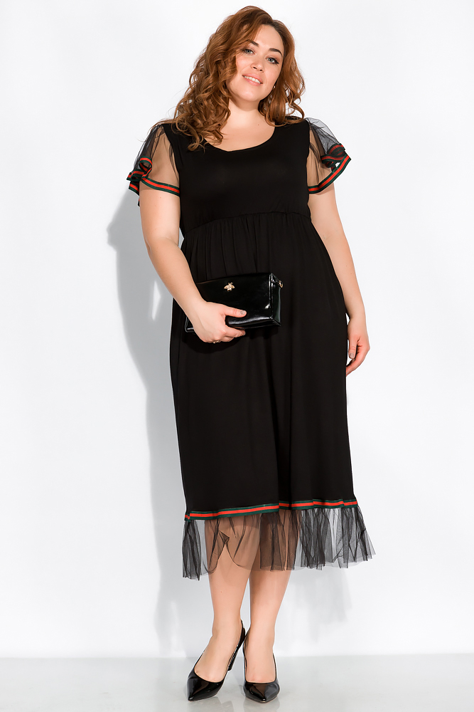 

Платье свободного покроя Time of Style 120PDS3024 XXL Черный