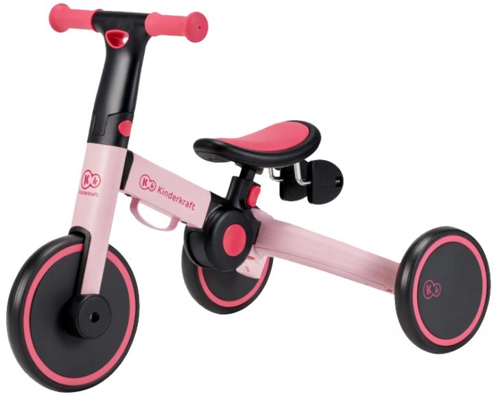 

Трехколесный велосипед 3 в 1 Kinderkraft 4TRIKE Candy Pink (KR4TRI00PNK0000)
