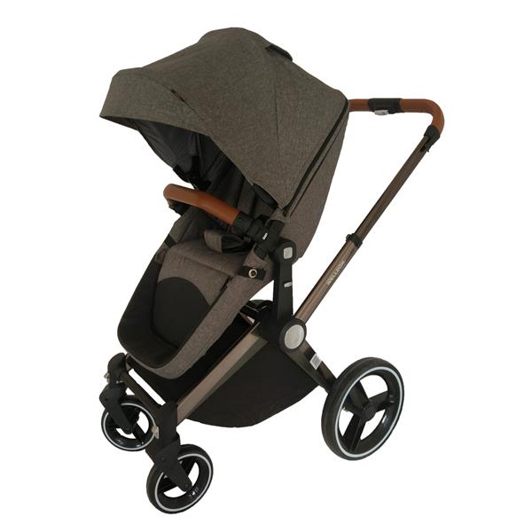 

Детская коляска-трансформер Welldon модульная 2 в 1 одноместная серый AFK WD007-2