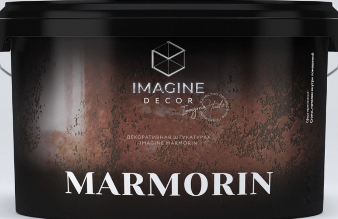 

Декоративная штукатурка Imagine Decor " Marmorin" эффект природного камня 5 кг