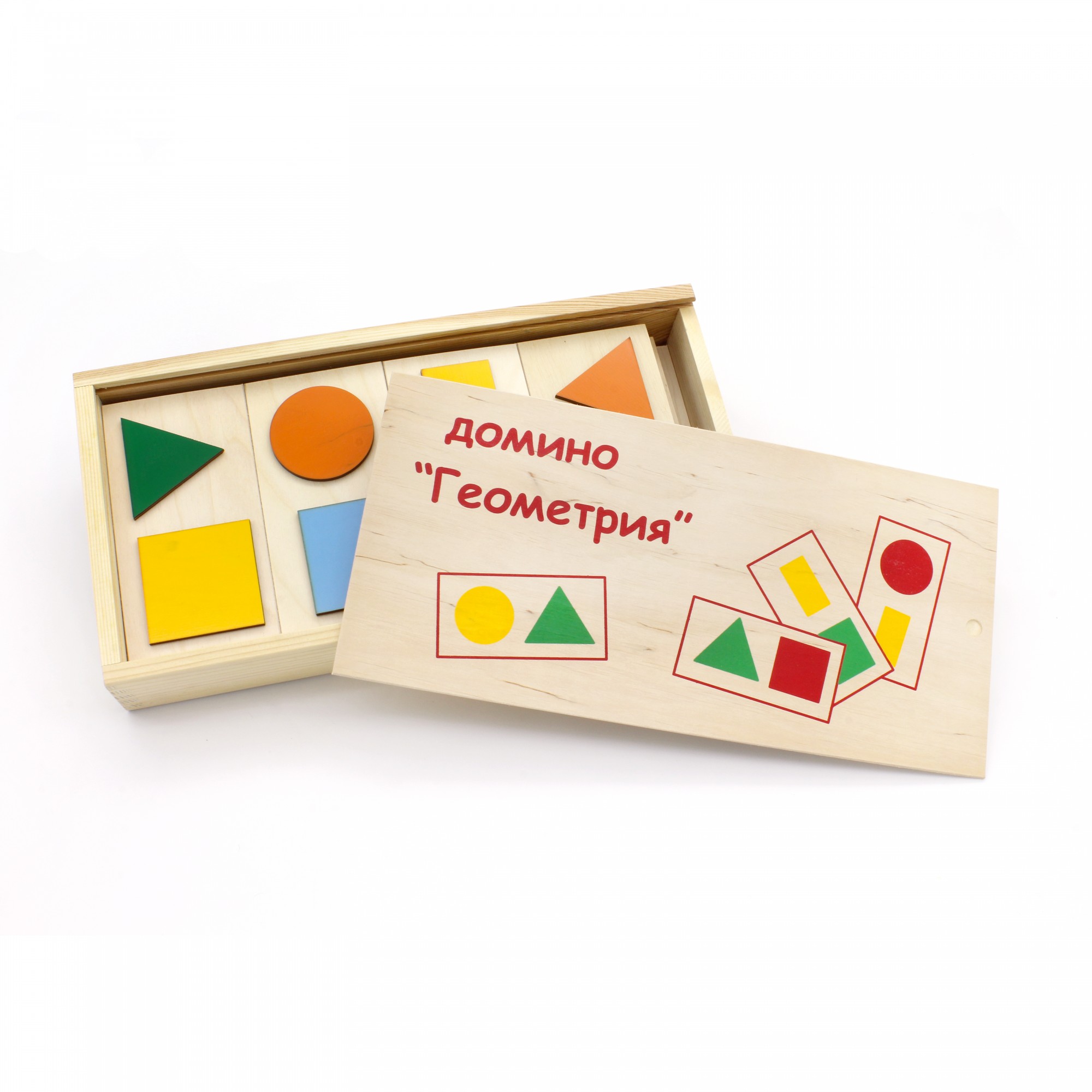 

Настольная игра домино Геометрия 5009 Lam Toys 20 деталей