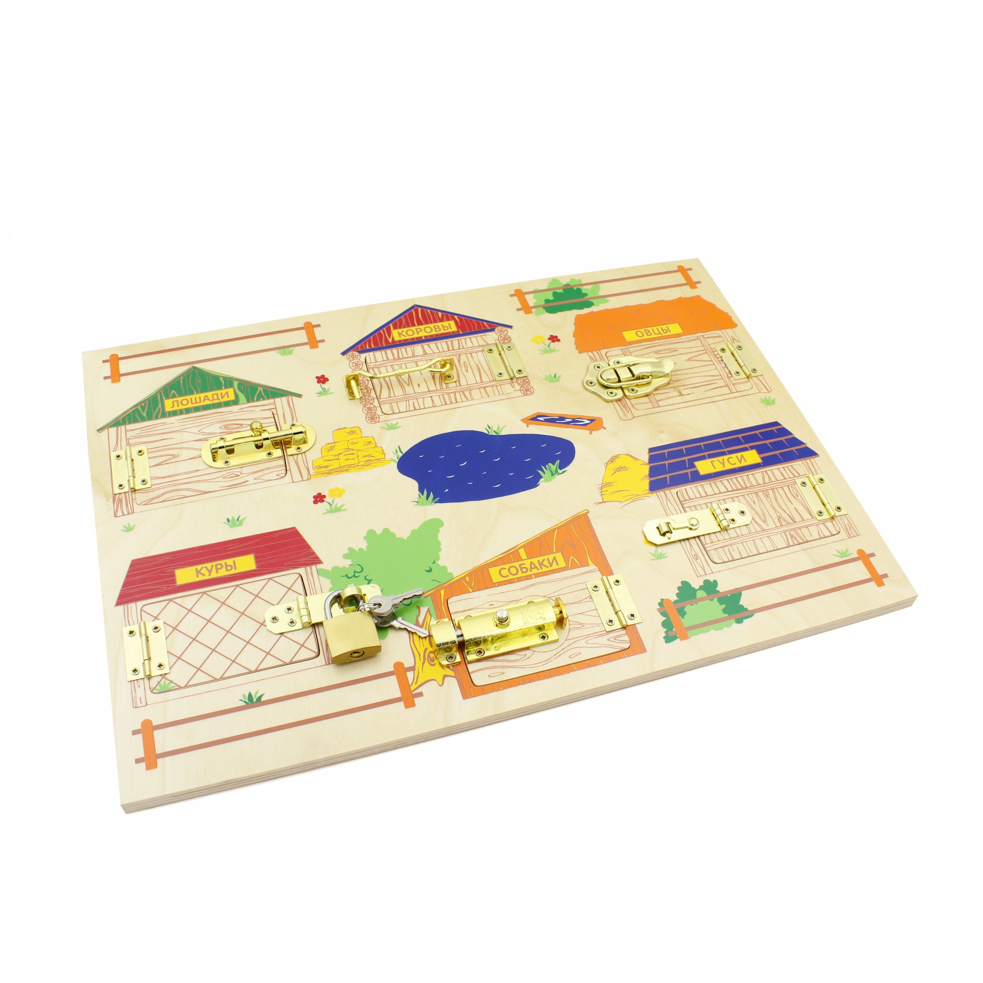 

Бизиборд Замочки 33572 Lam Toys