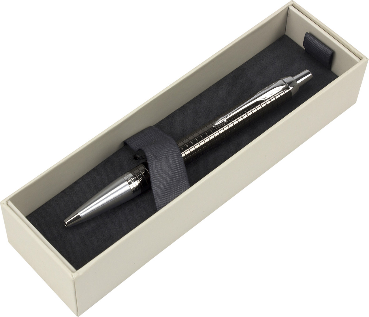 

Ручка кульк. "Parker IM Premium" Dark Espresso Chiselled №24332 хром
