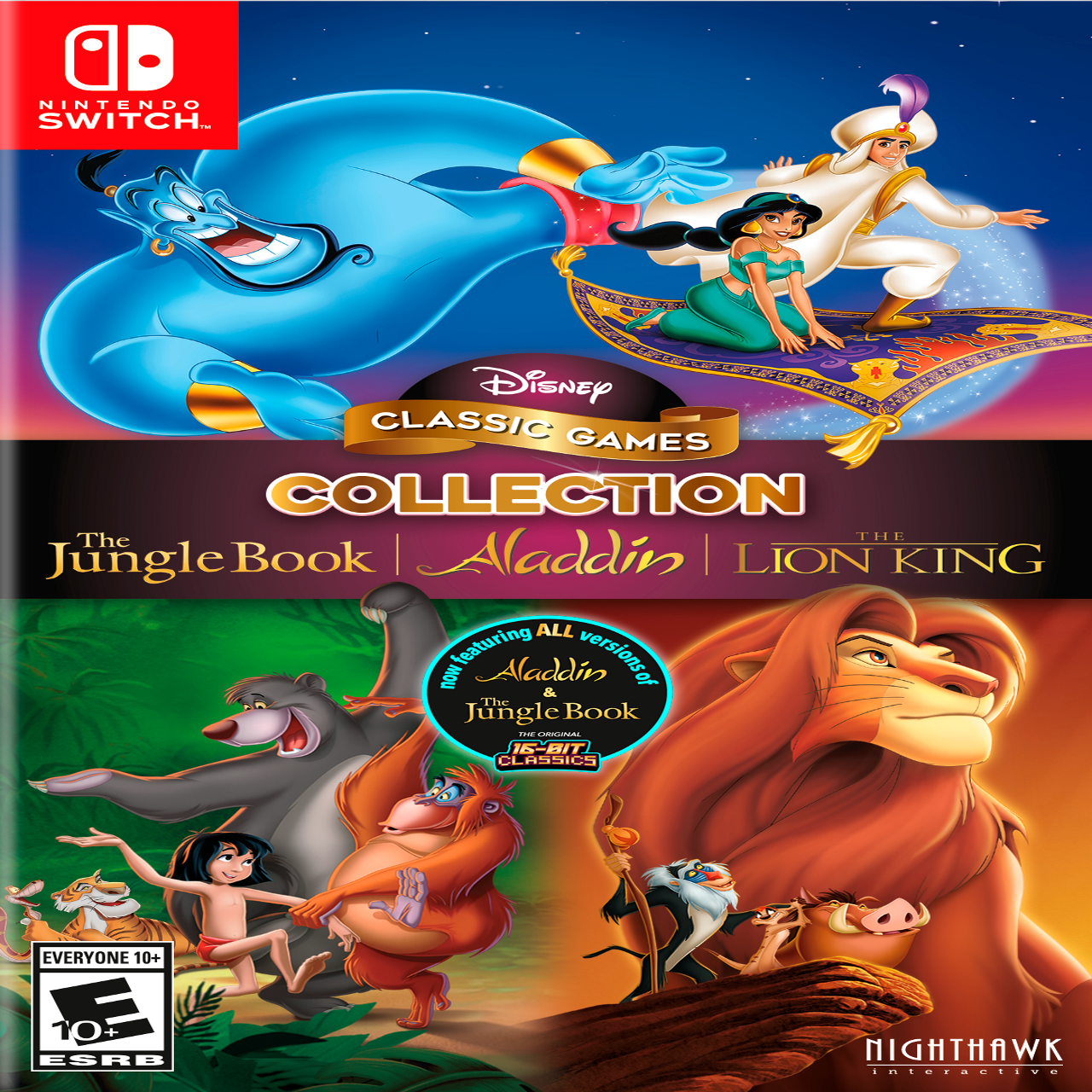 

Disney Classic Games: Aladdin, The Lion King and The Jungle Book (английская версия) Nintendo Switch