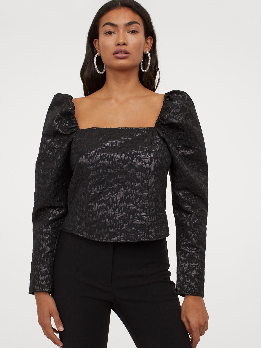 

Блузка H&M 927224b45  Черная, Блузка H&M 927224b45 L Черная